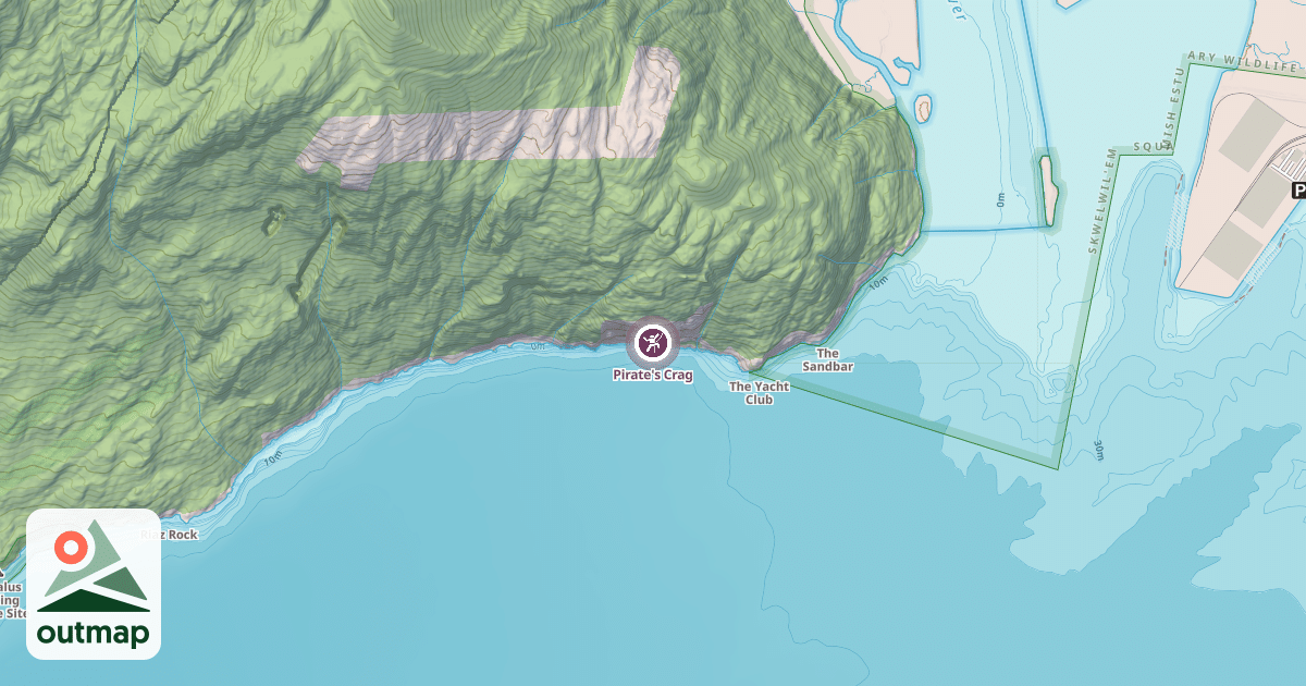 Map of Pirate's Crag