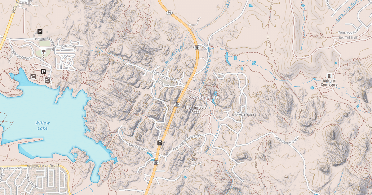 Map preview of David's Climb