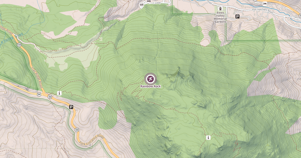 Map preview of Rainbow Rock