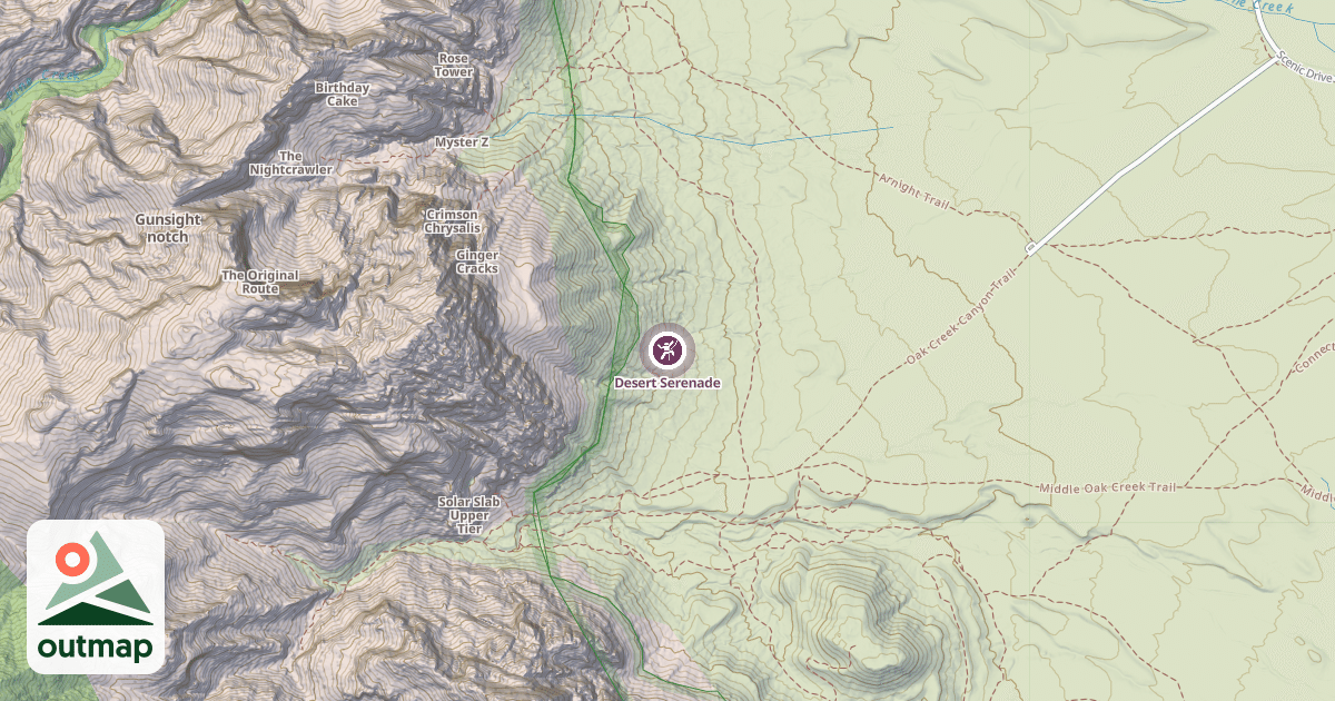 Map of Desert Serenade