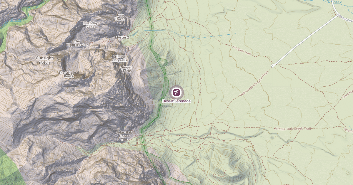 Map preview of Desert Serenade