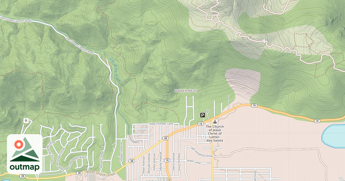 Map of Bubba Arete