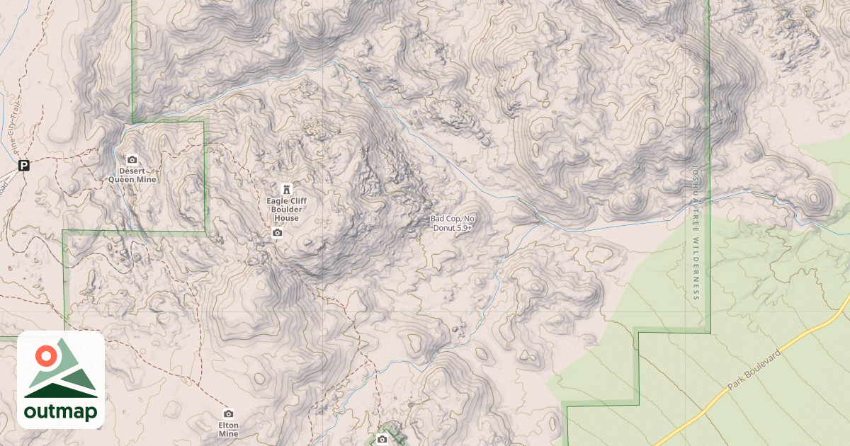 Map of Bad Cop, No Donut