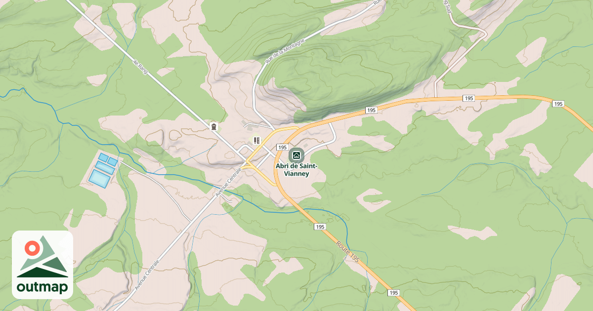 Map of Abri de Saint-Vianney