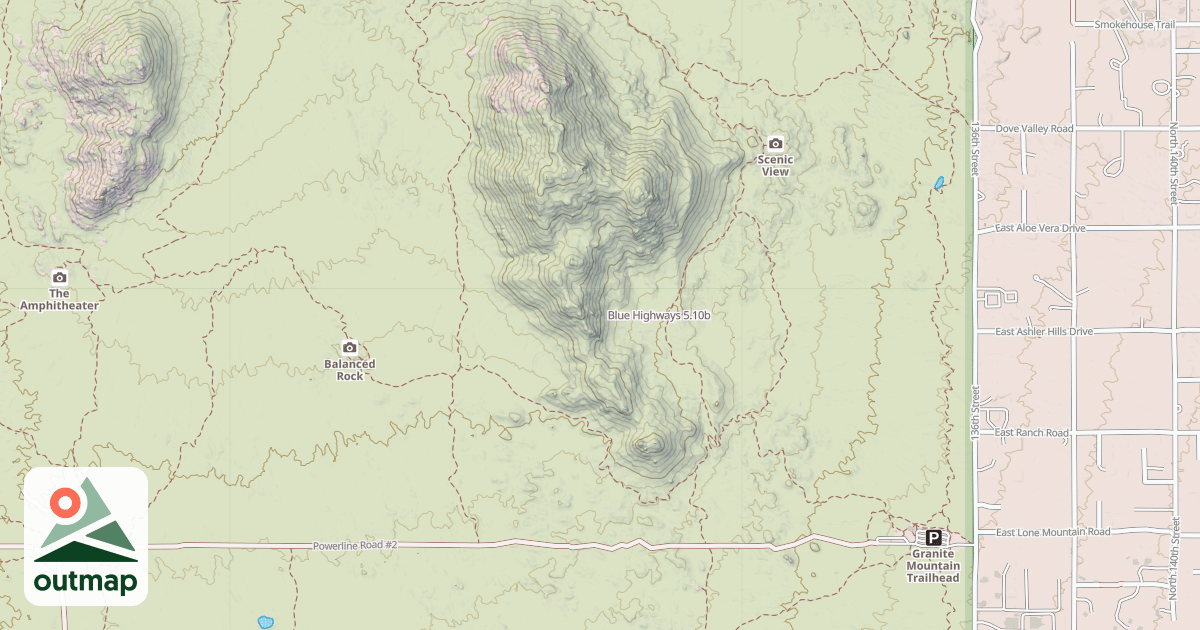Map of Blue Highways