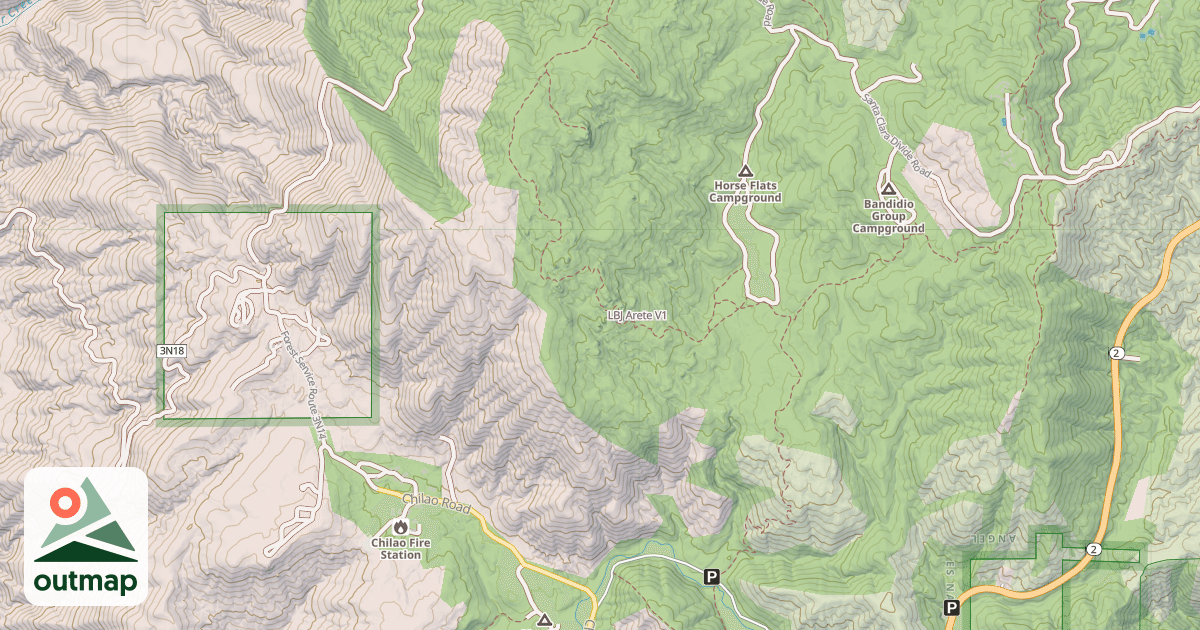 Map of LBJ Arete