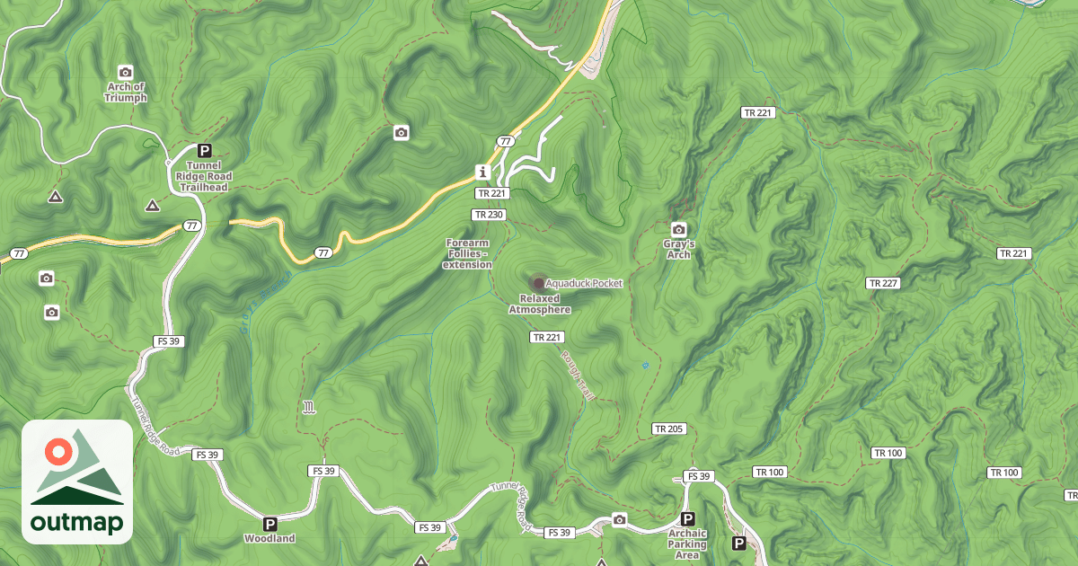 Map of Aquaduck Pocket