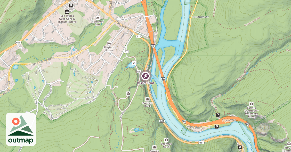 Map of Resort Point