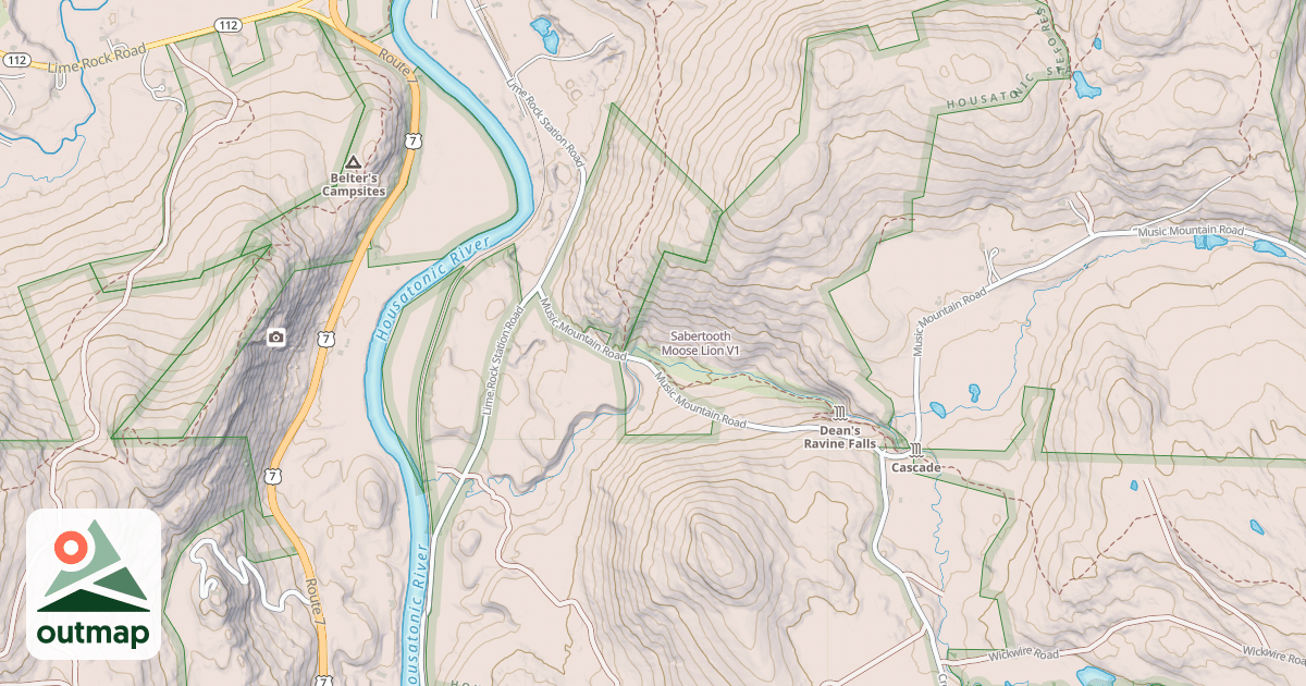 Map of Sabertooth Moose Lion