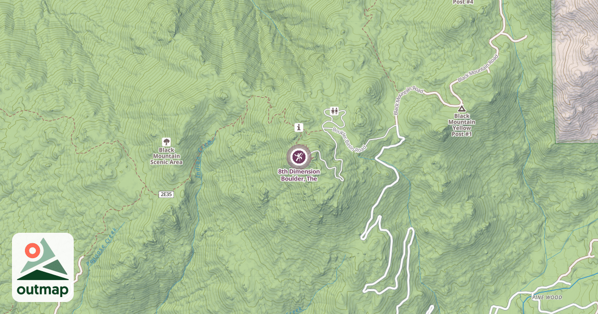 Map of 8th Dimension Boulder, The