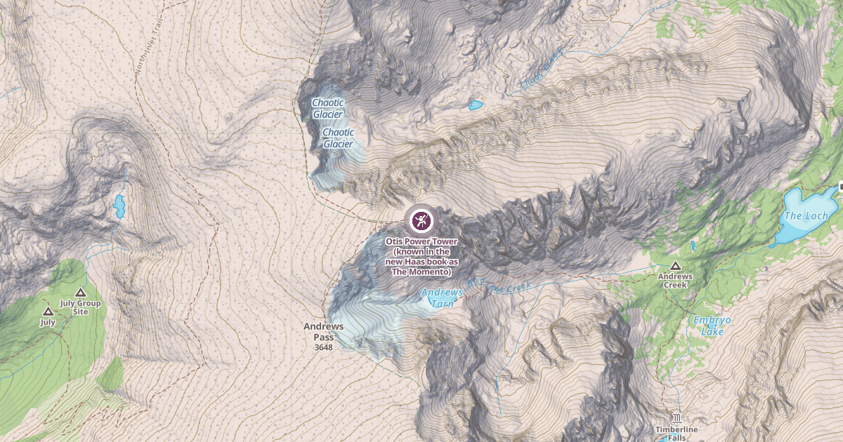 Map preview of Otis Power Tower  (known in the new Haas book as The Momento)