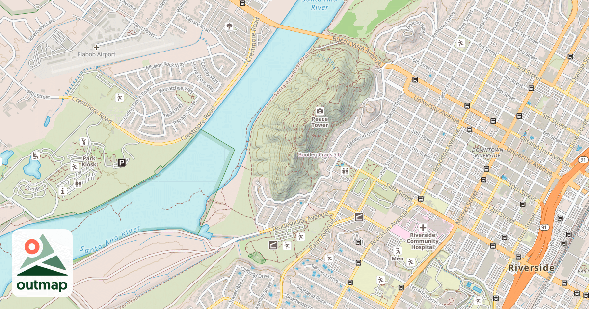 Map of Bootleg Crack