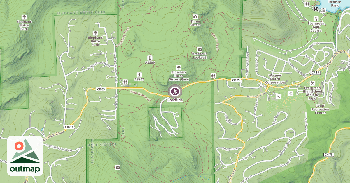 Map of Roadside