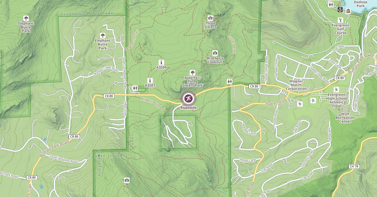 Map preview of Roadside