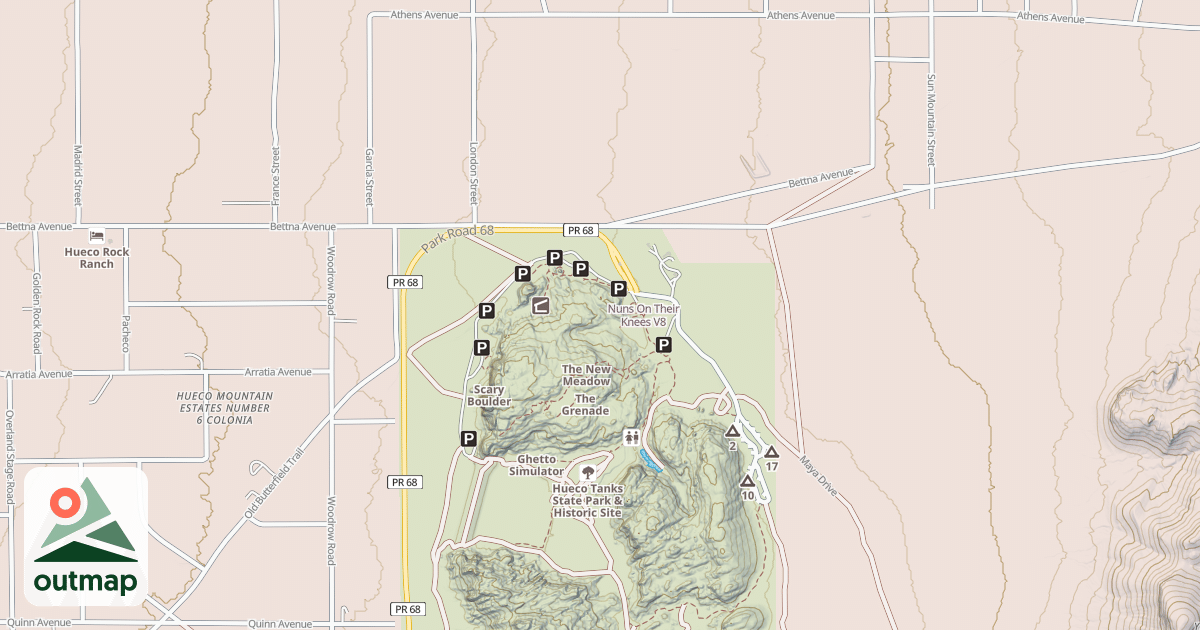 Map of Nuns On Their Knees