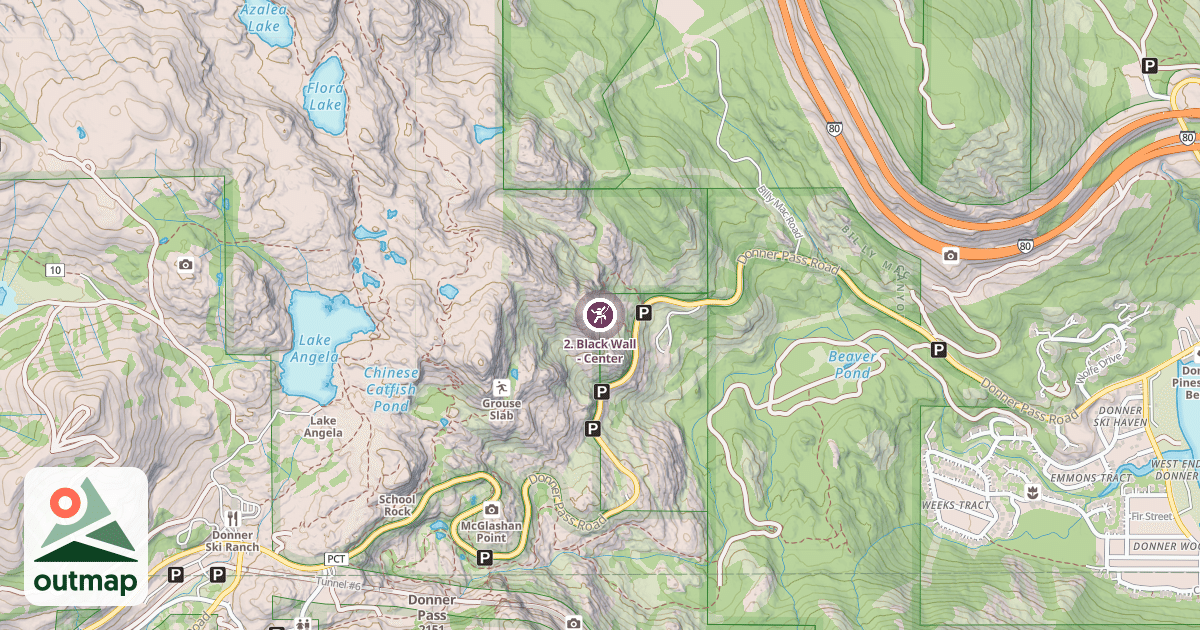 Map of 2. Black Wall - Center
