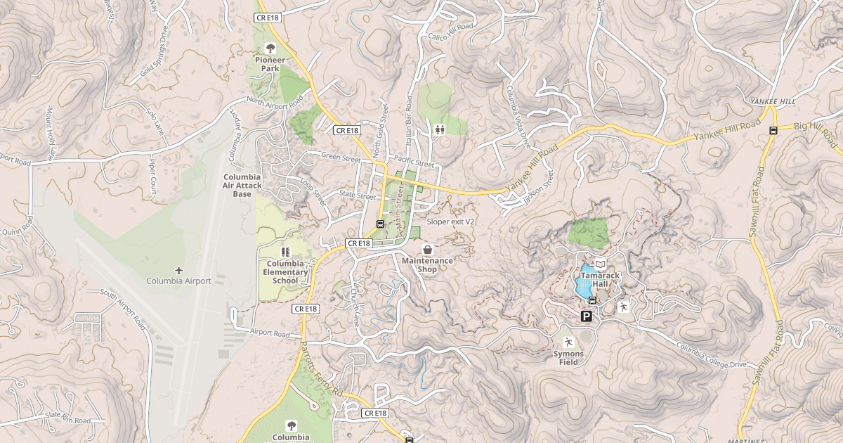 Map preview of Sloper exit