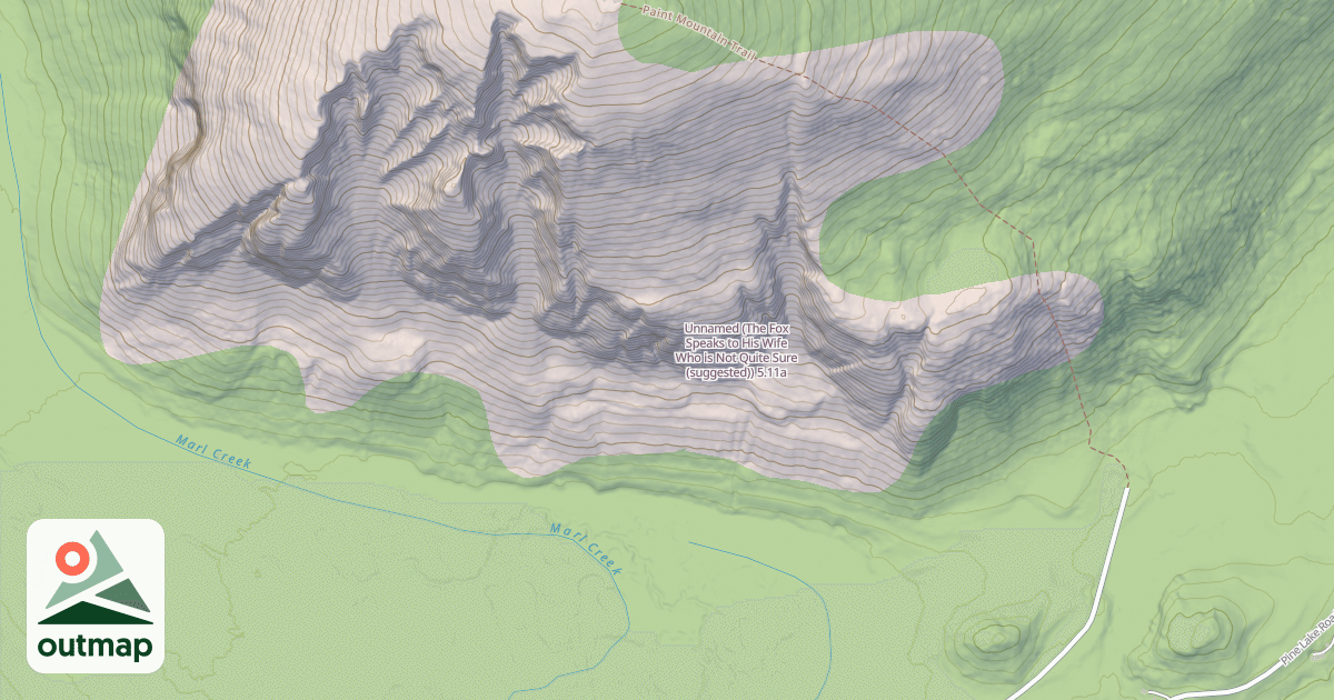 Map of Unnamed (The Fox Speaks to His Wife Who is Not Quite Sure (suggested))