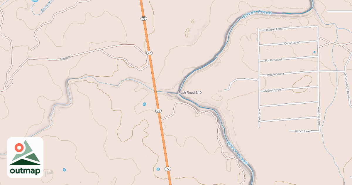 Map of Flash Flood