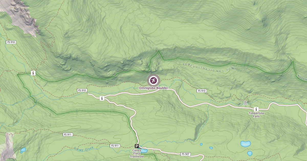 Map preview of Omniglobe Boulder