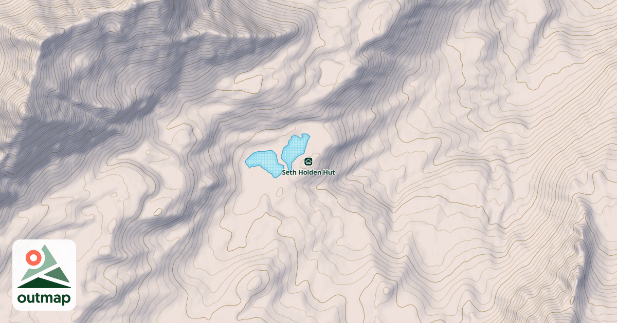 Map of Seth Holden Hut