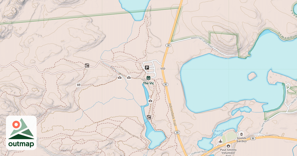 Map of The Vic