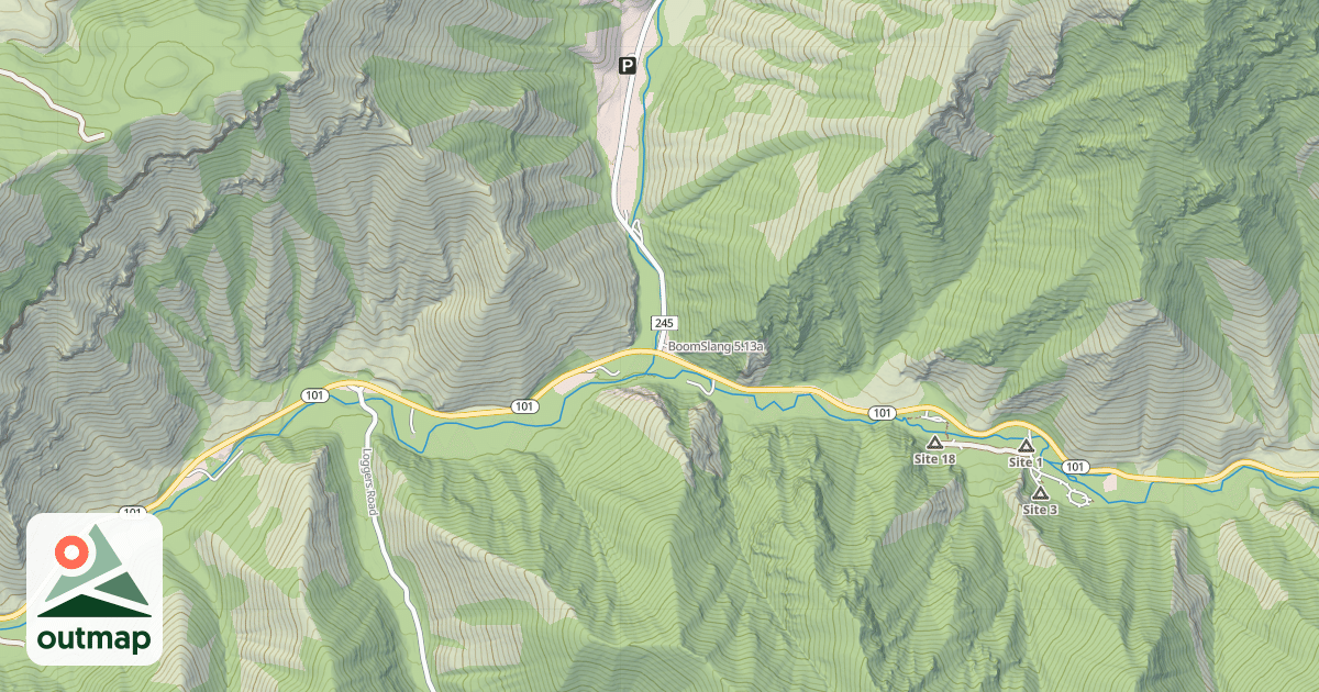 Map of BoomSlang