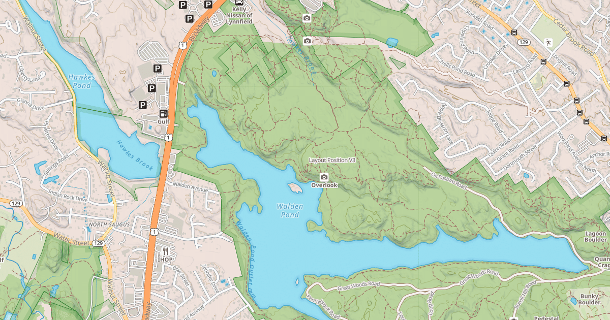 Map preview of Layout Position