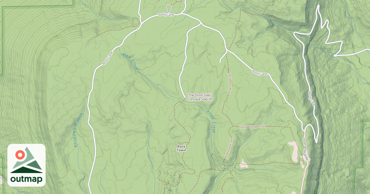 Map of The Dyno Slab/Concave Slab
