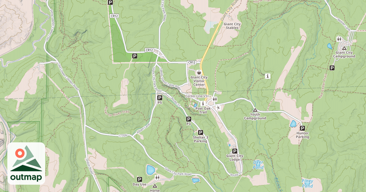 Map of Center Line