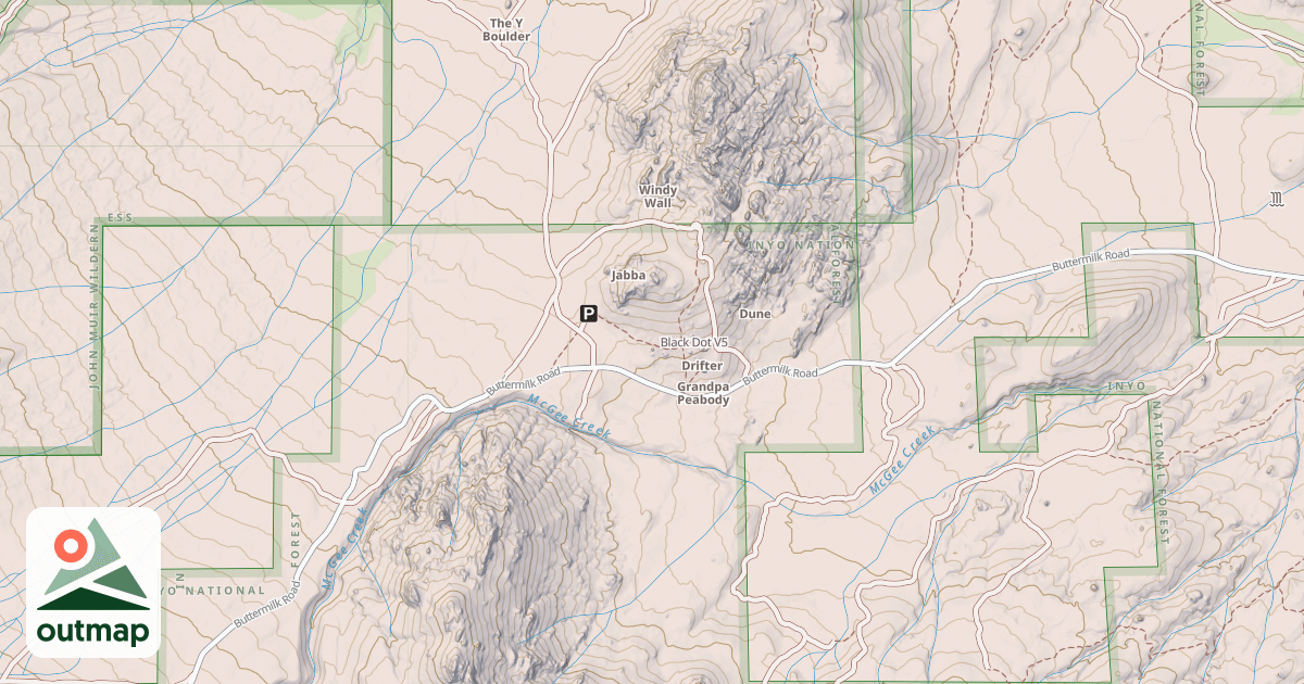 Map of Black Dot