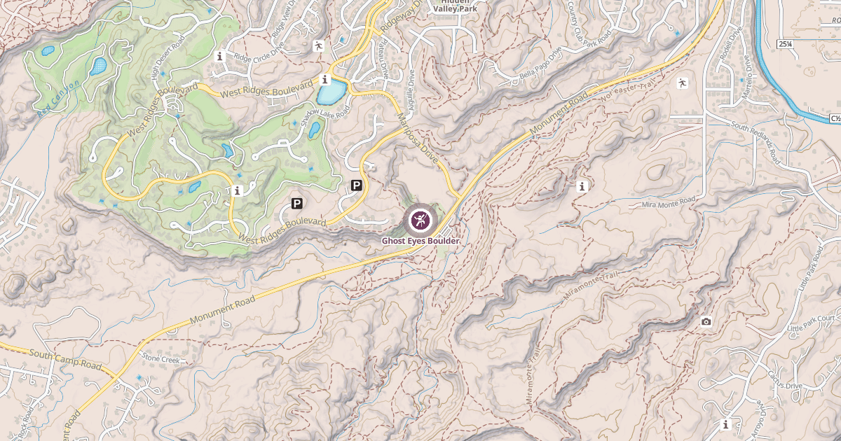 Map preview of Ghost Eyes Boulder