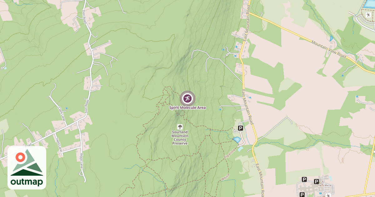 Map of Spirit Molecule Area