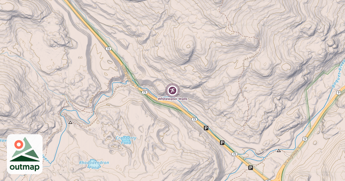 Map of Whitewater Walls