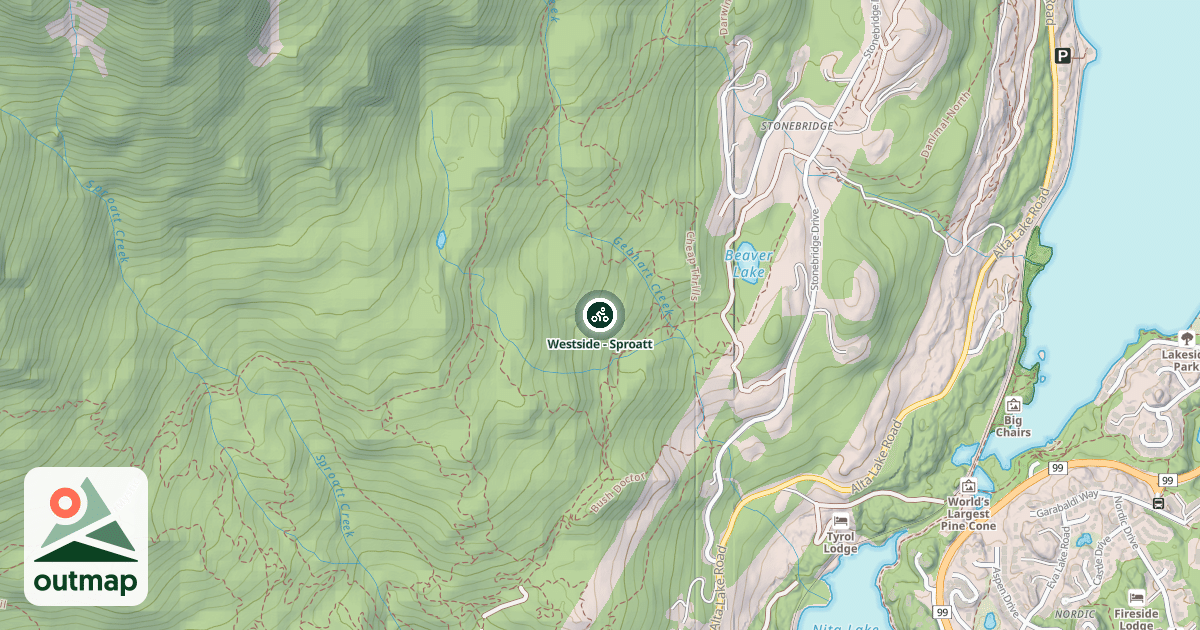 Map of Westside - Sproatt