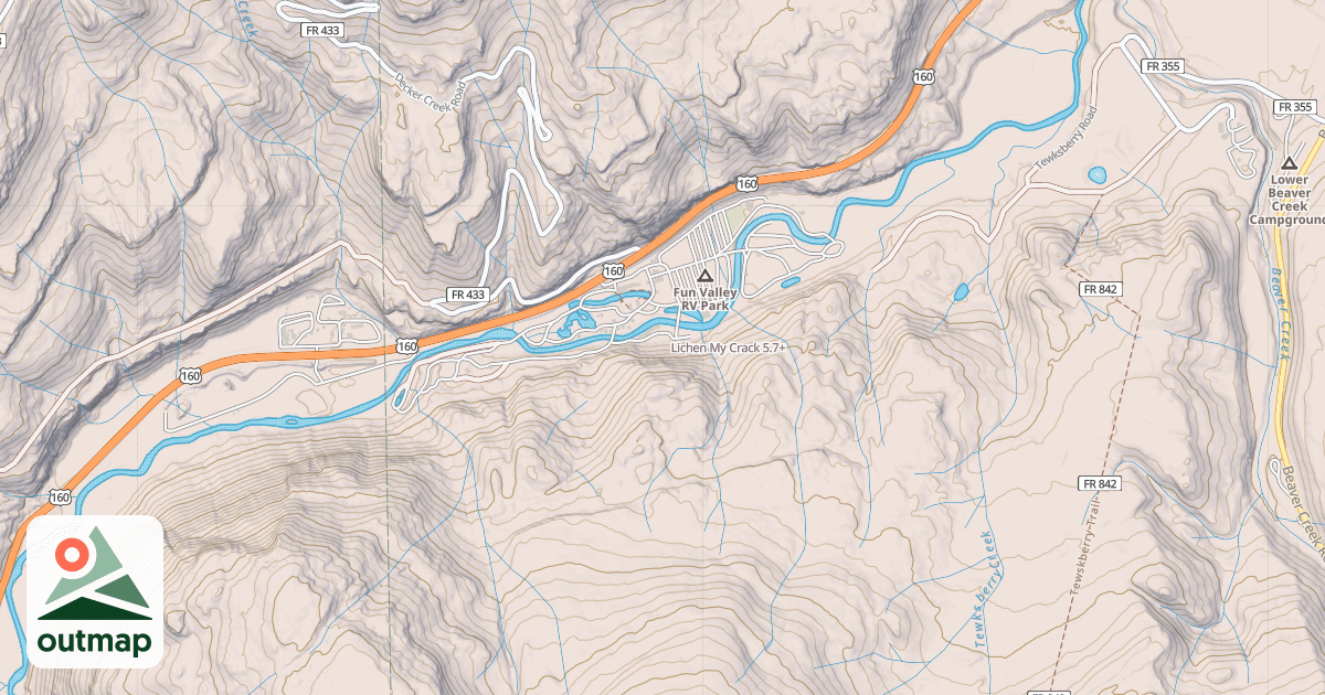Map of Lichen My Crack