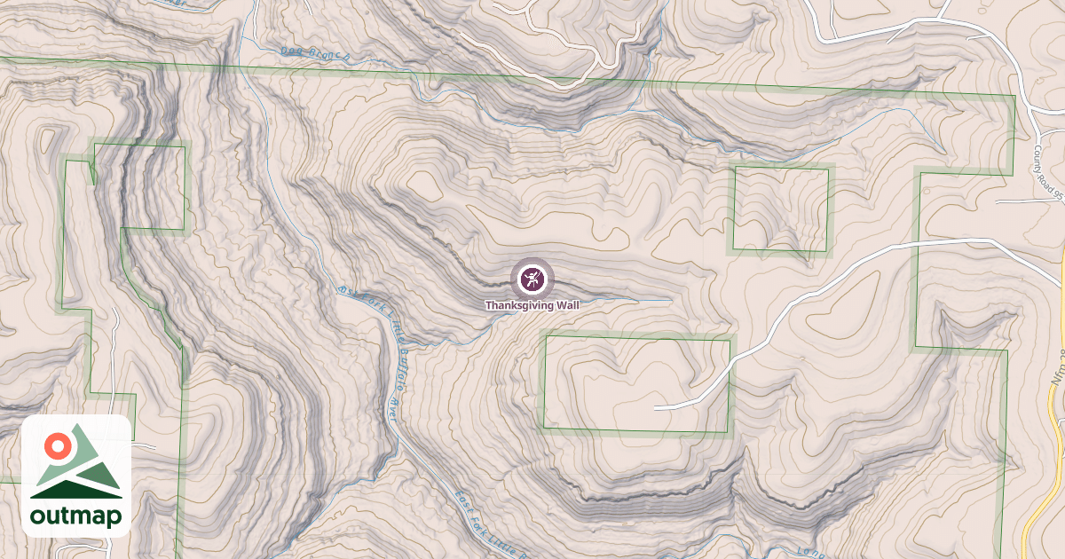 Map of Thanksgiving Wall