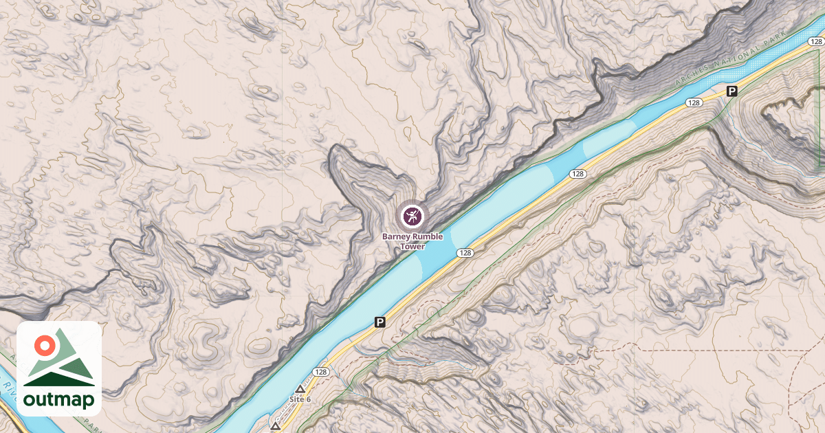 Map of Barney Rumble Tower