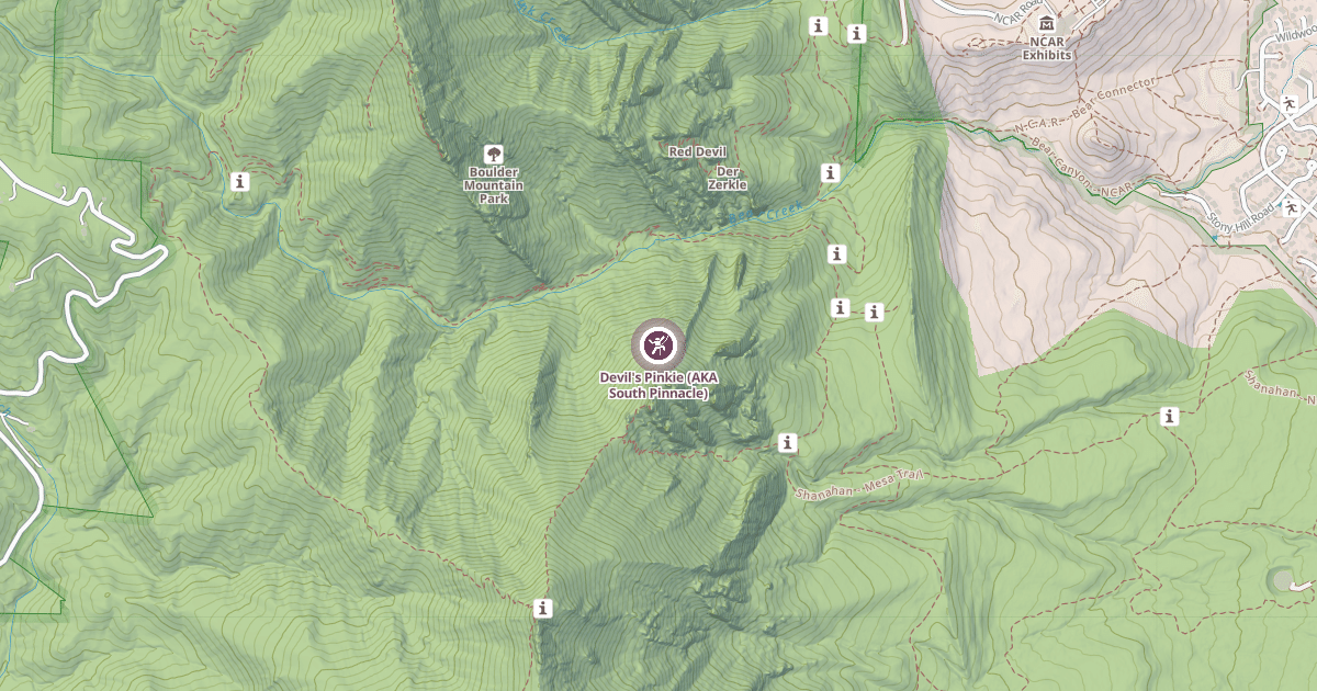 Map preview of Devil's Pinkie (AKA South Pinnacle)