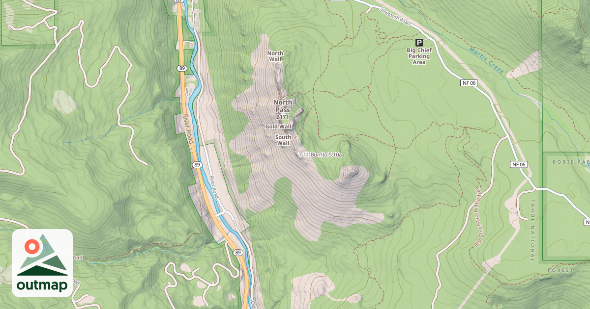 Map of 7-11 Burrito