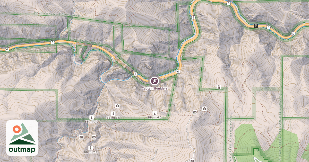 Map of Captain Boulders