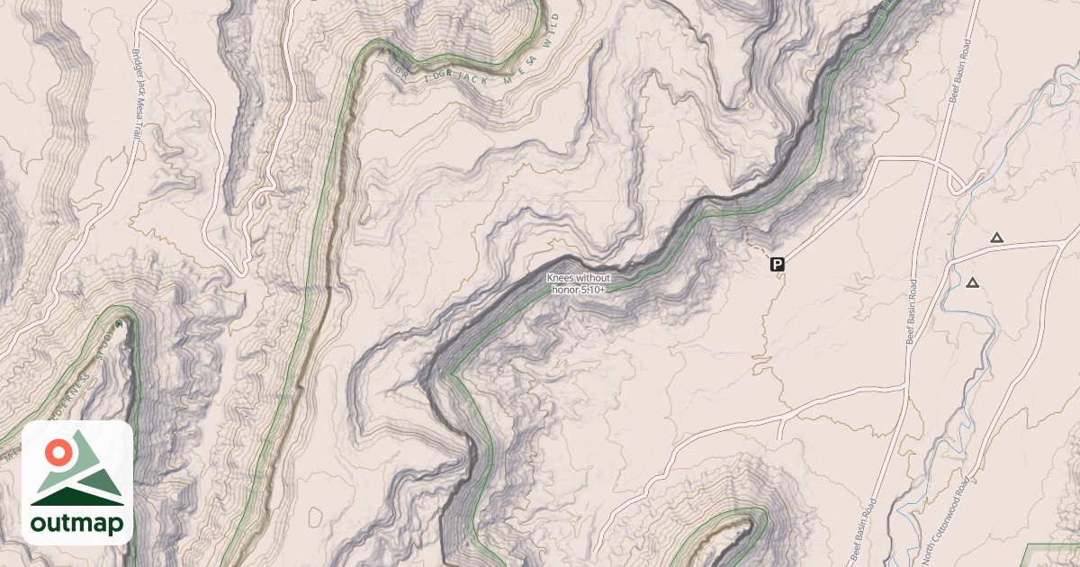 Map of Knees without honor