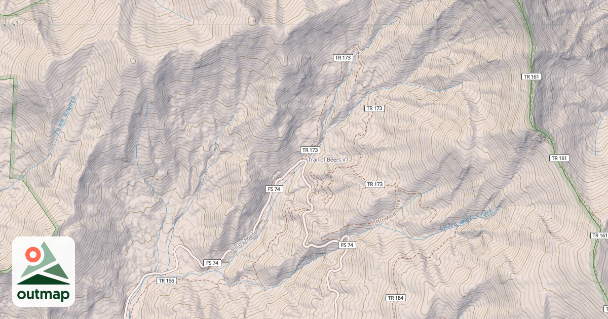 Map of Trail of Beers