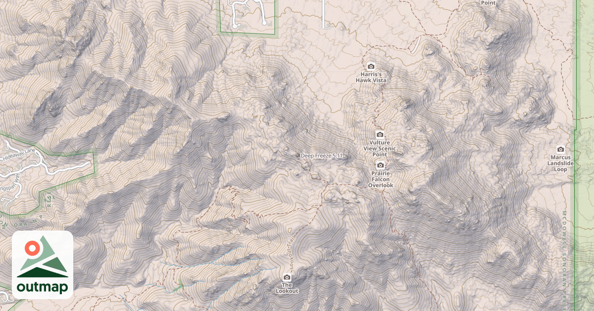 Map of Deep Freeze