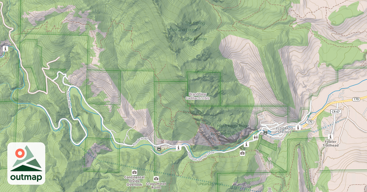 Map of Brand New Cadillac