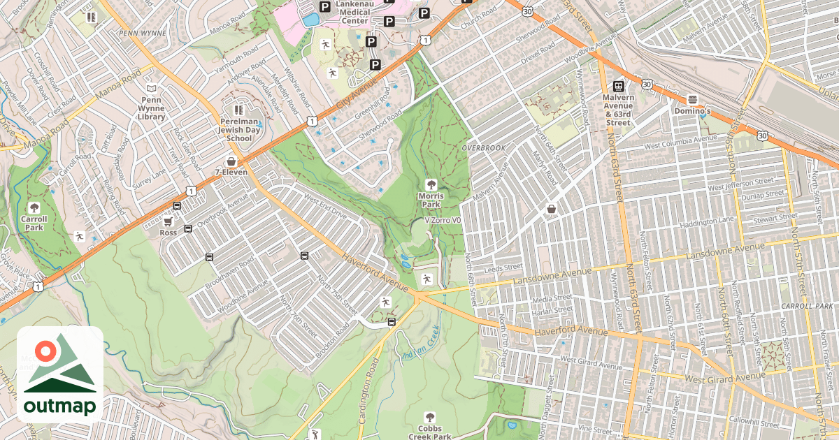 Map of V Zorro