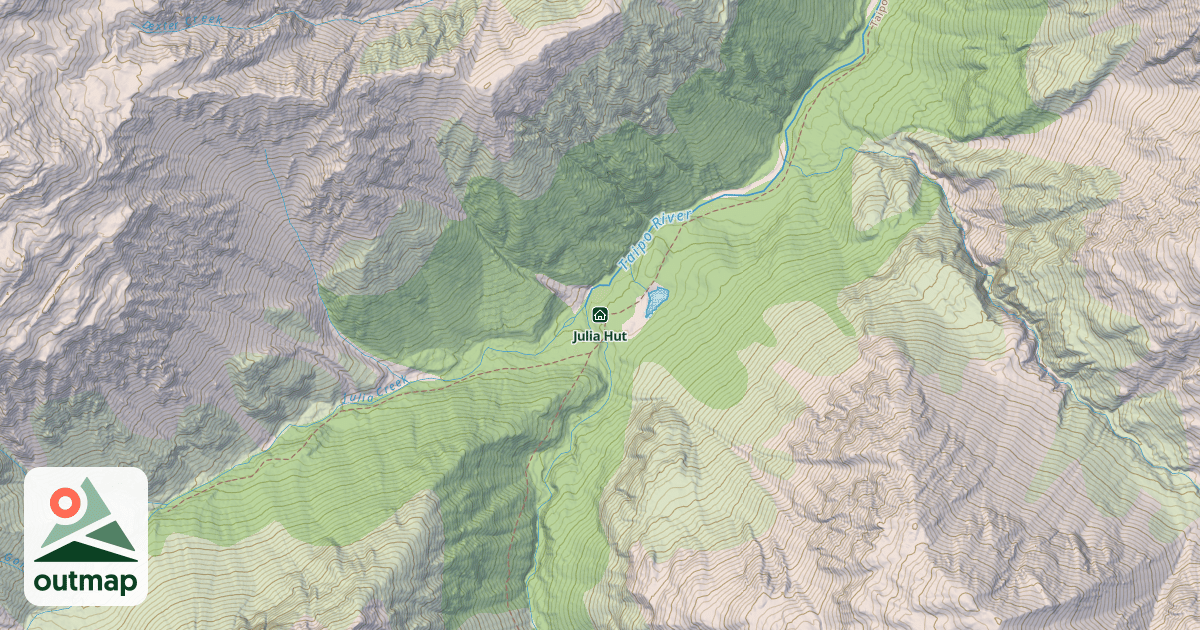 Map of Julia Hut