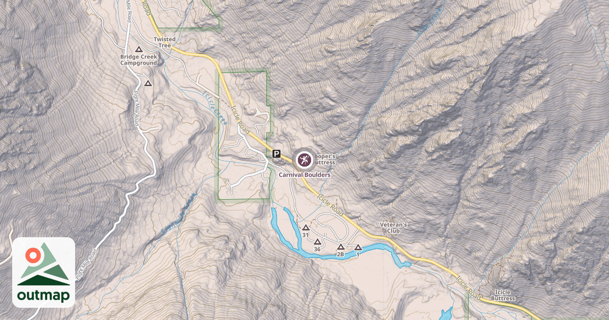 Map of Carnival Boulders
