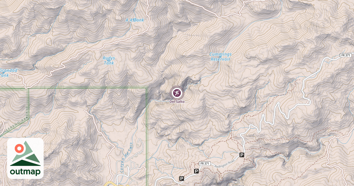 Map of Del Salto