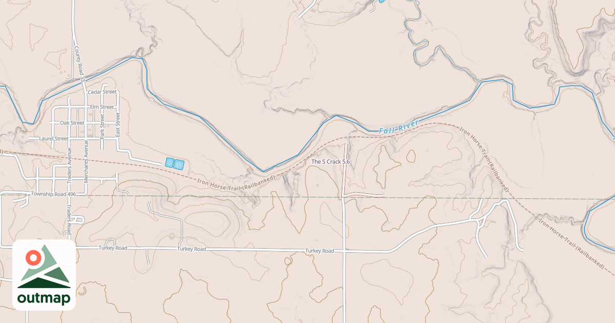 Map of The S Crack